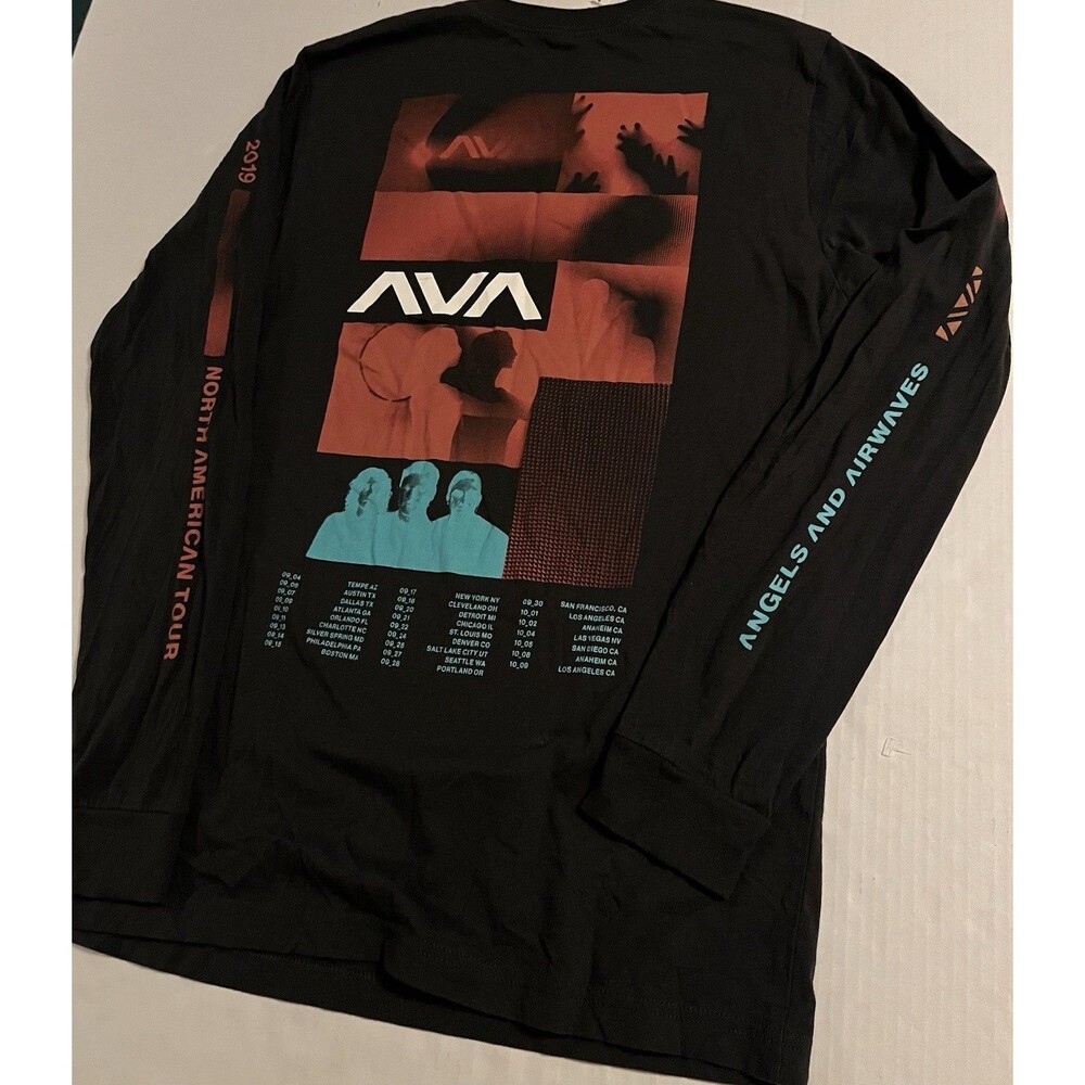 Angels & Airwaves 2019 Band Tour Long Sleeve T-Shirt MEDIUM Blink-182 Album